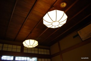 蕎麦屋の天井