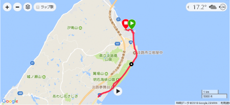 淡路島ランニング
